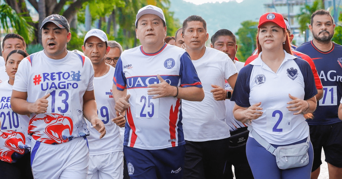 UAGro corre por la paz y contra las adicciones en la Carrera Atlética 2025